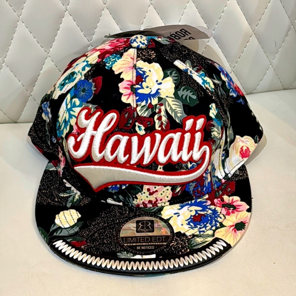 NWT Robin Ruth Tropical‎ Floral Snapback Hat